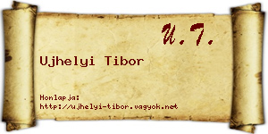 Ujhelyi Tibor névjegykártya